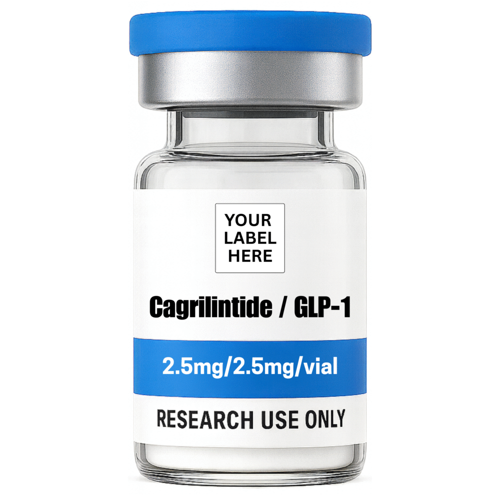 Cagrilintide (2.5mg) / GLP-1 (2.5mg) 2ml Vial research peptide vial – YourPeptideBrand.com – for research use only