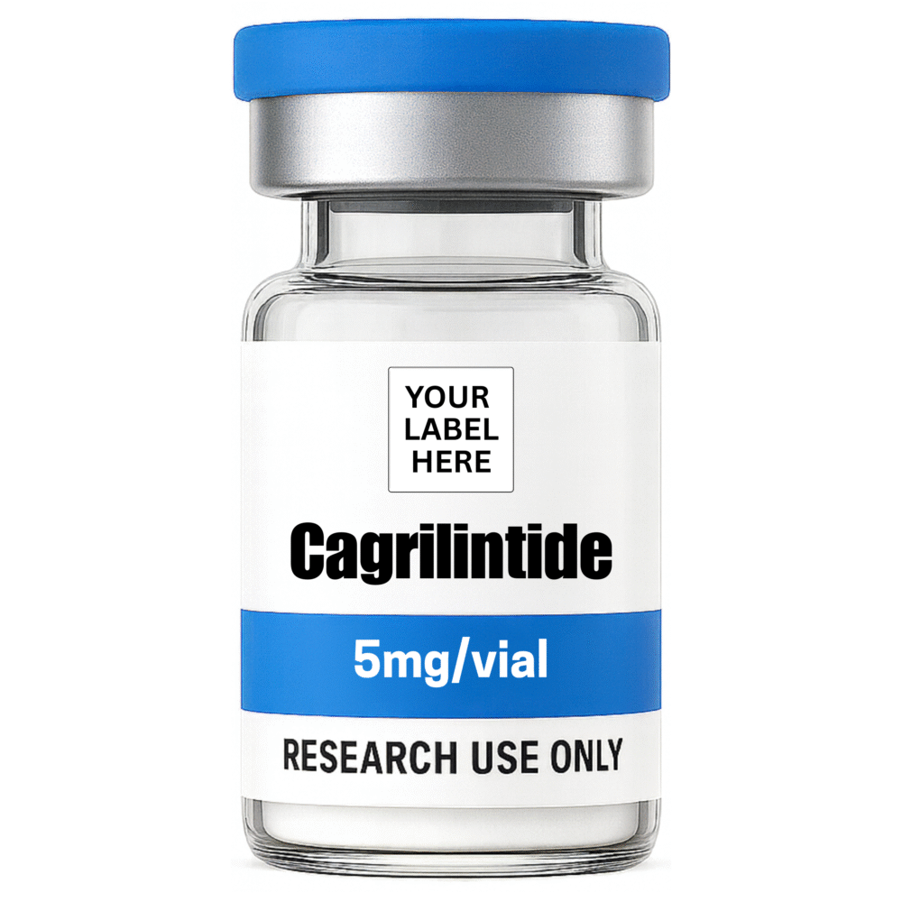 Cagrilintide (5mg) research peptide vial – YourPeptideBrand.com – for research use only