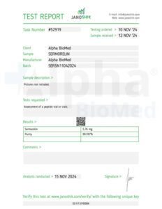 Sermorelin (5mg) - COA