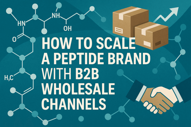 How to Scale a Peptide Brand With B2B Wholesale Channels
