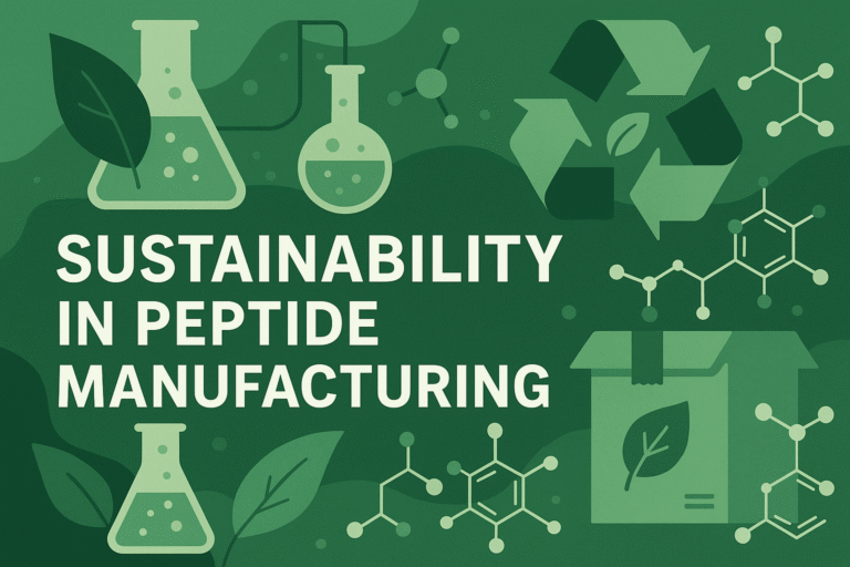 Sustainability in Peptide Manufacturing: A Growing Priority