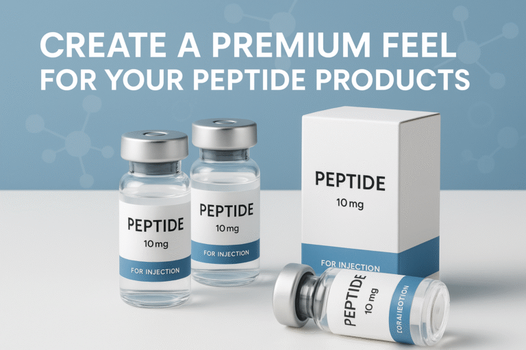 How to Create a Premium Feel for Your Peptide Products