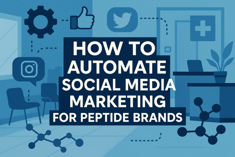 How to Automate Social Media Marketing for Peptide Brands