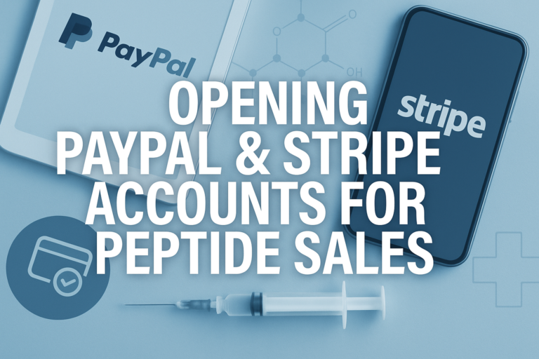 How to Open a Business PayPal or Stripe Account for Peptide Sales