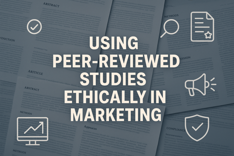 How to Use Peer-Reviewed Studies Ethically in Marketing