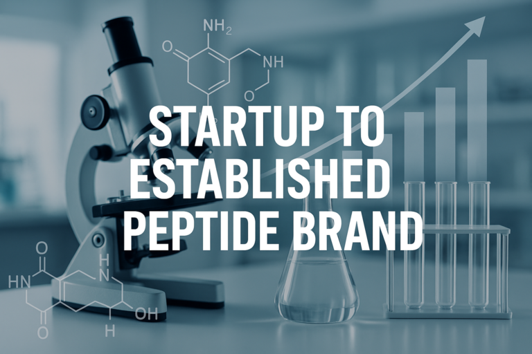 How to Transition From Startup to Established Peptide Brand