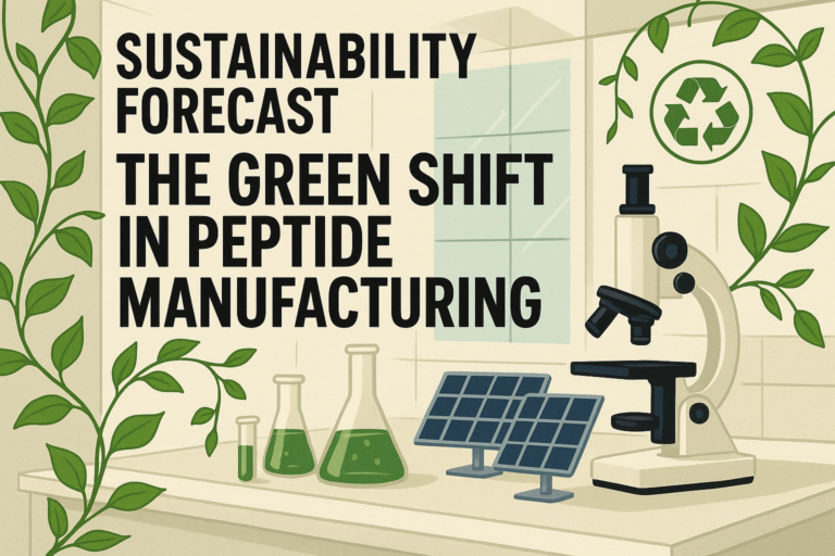 Sustainability Forecast: The Green Shift in Peptide Manufacturing