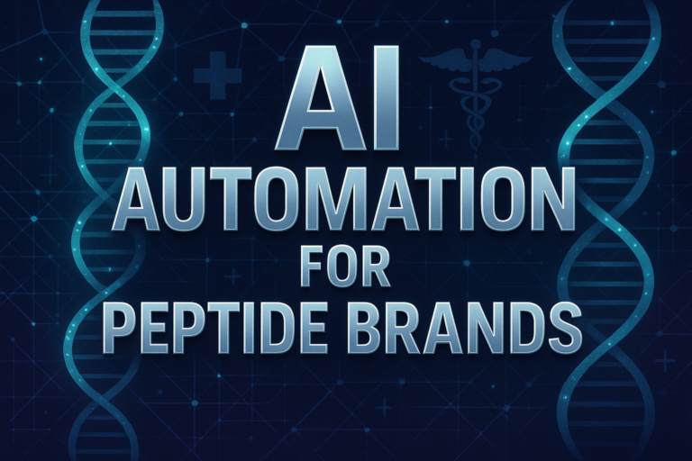 Advanced AI Automation in Marketing for Peptide Brands