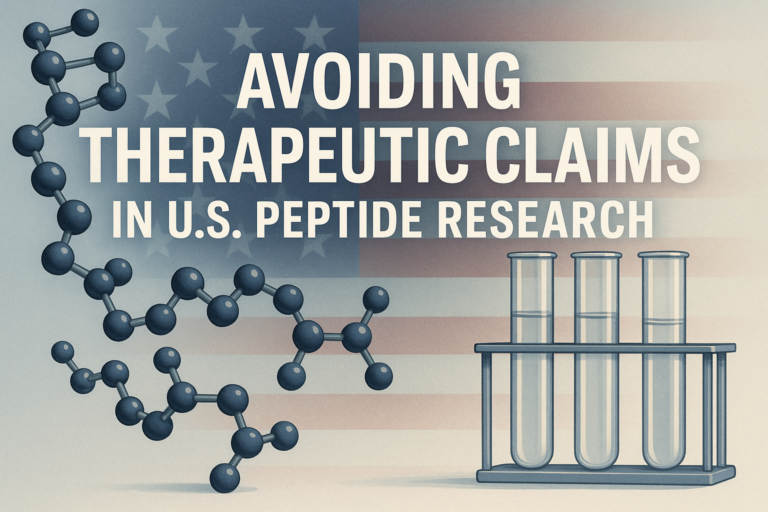 Avoiding Research-grade Claims in U.S. Peptide Research Content