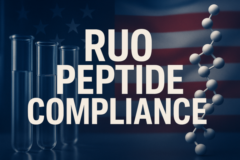 Research Use Only Peptides in the U.S.: Laboratory Compliance Overview