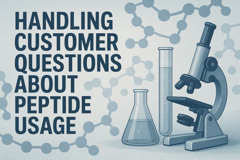 How to Handle Customer Questions About Peptide Usage