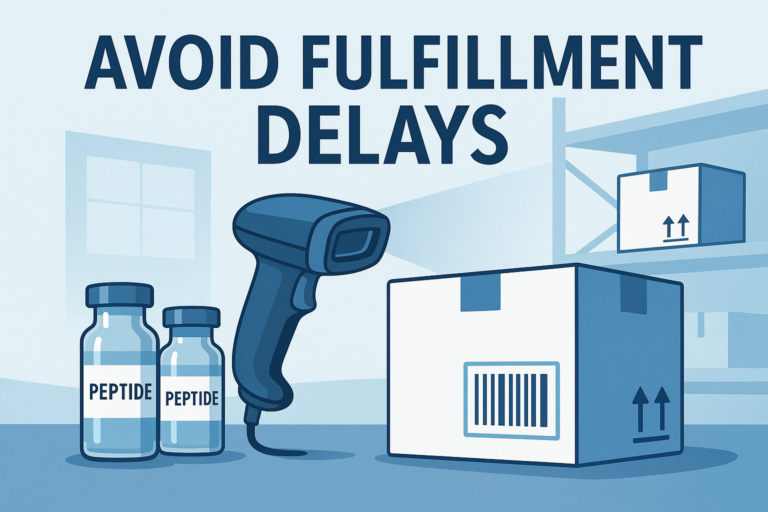 How to Avoid Fulfillment Delays in Your Peptide Business