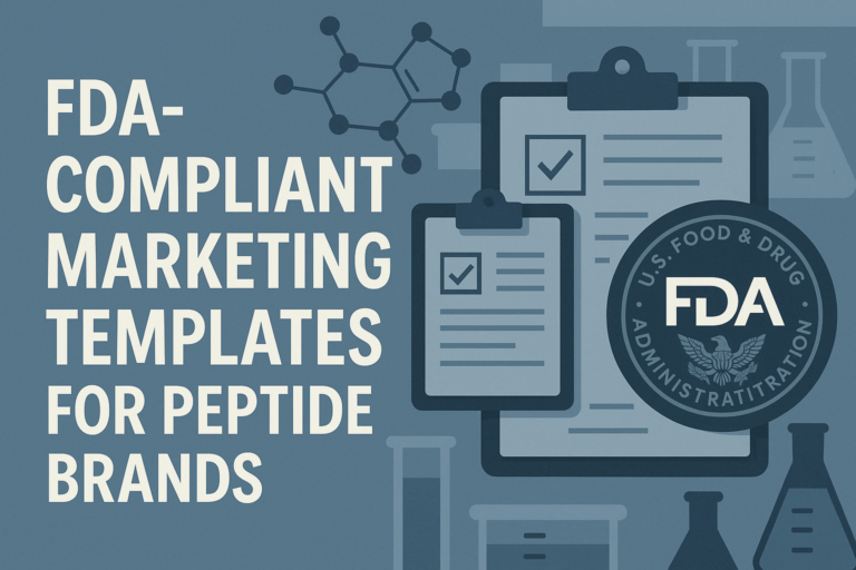 FDA-Compliant Marketing Templates for Peptide Brands