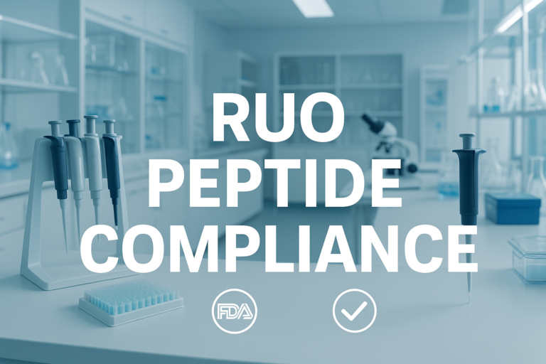 How U.S. Labs Maintain Compliance When Working With RUO Peptides