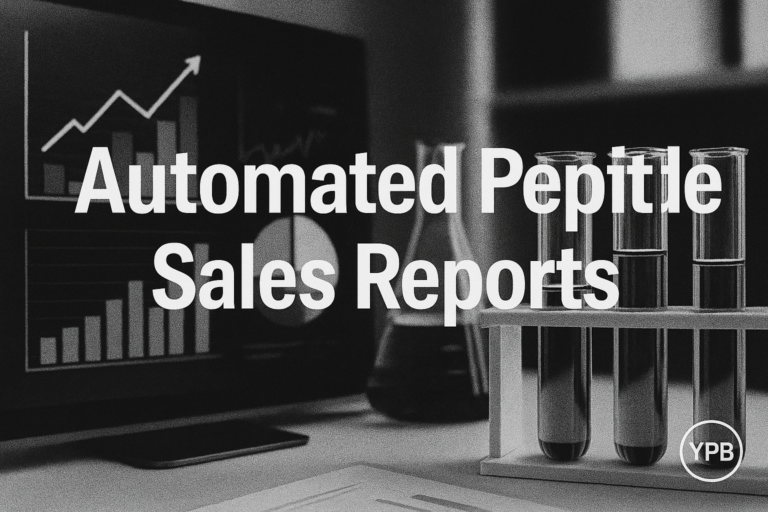 How to Set Up Automated Reports for Peptide Sales