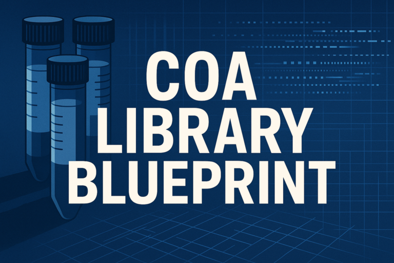 How to Create a COA Library for Your Brand