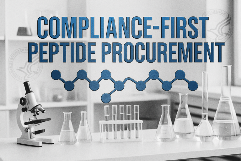 Compliance-First Peptide Procurement in Clinical Research
