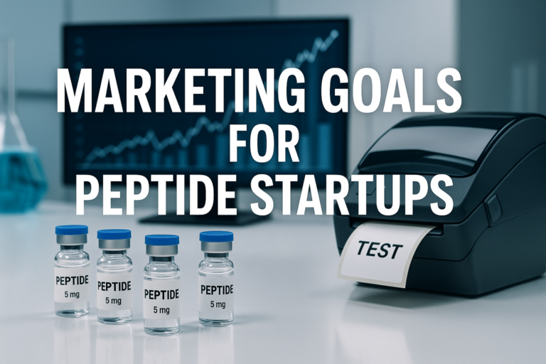 How to Set Marketing Goals for Your Peptide Startup