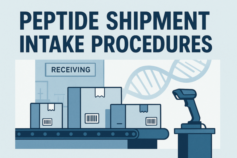 Peptide Shipment Intake Procedures Used by U.S. Laboratories