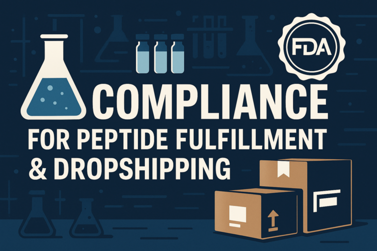 FDA Compliance for Peptide Fulfillment and Dropshipping