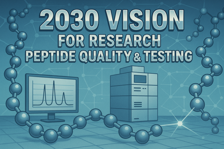 The 2030 Vision for Research Peptide Quality and Testing