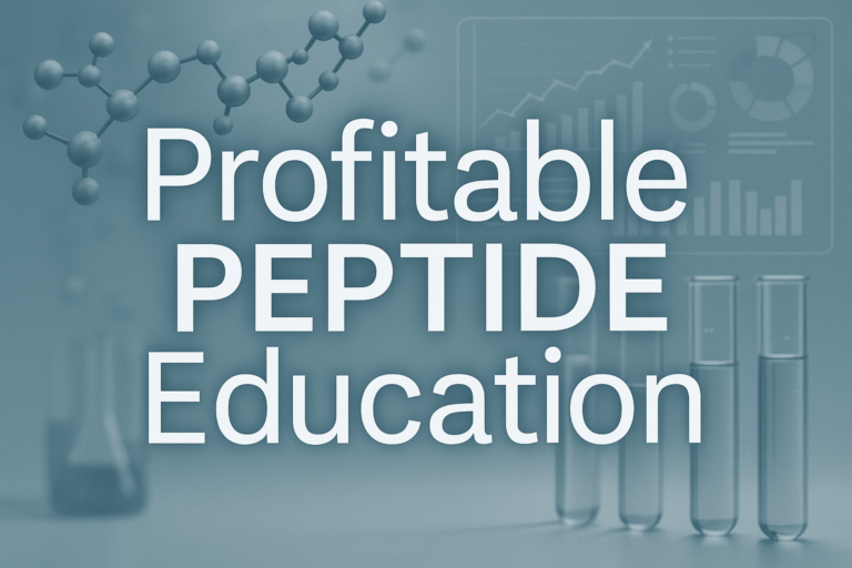 How to Build a Profitable Educational Niche in Peptides