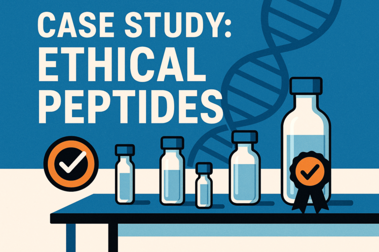 Case Study: Building a Brand Around Ethical Peptides