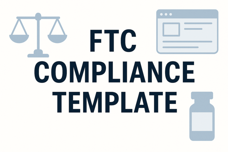 FTC Compliance Template: Disclaimers for Websites and Ads