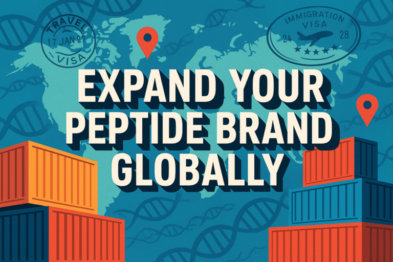 How to Expand Your Peptide Brand Into International Markets