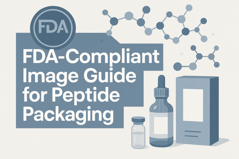 FDA-Compliant Image Guide for Peptide Packaging