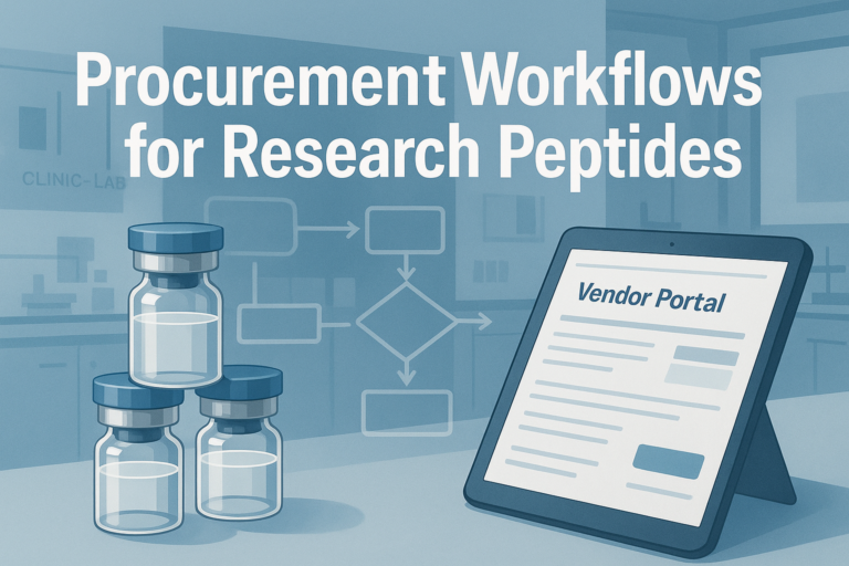 Procurement Workflows for Research Materials in Healthcare Clinics