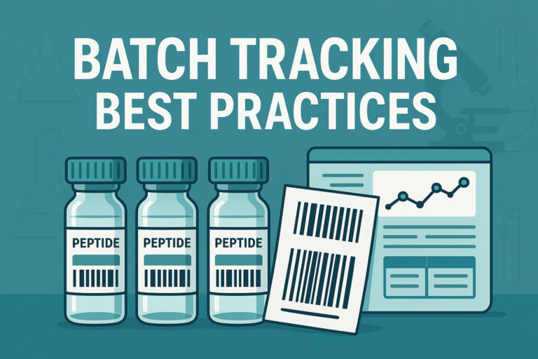 Batch Tracking Best Practices for Research Peptides in the U.S.