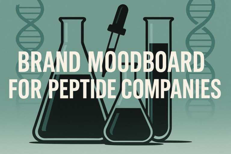 How to Create a Brand Moodboard for Your Peptide Company