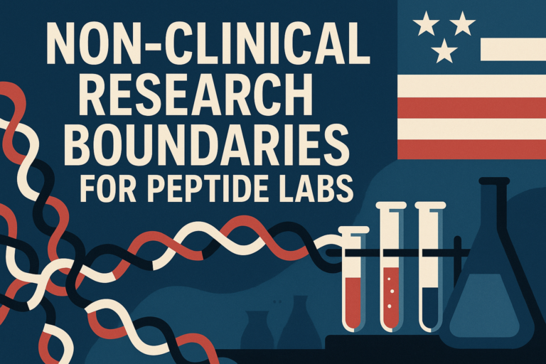 Non-Clinical Research Boundaries for Peptide Labs in the U.S.