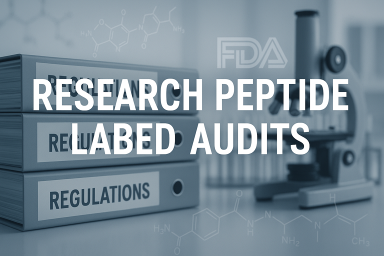 Research Peptide Label Audits: What Is Typically Reviewed