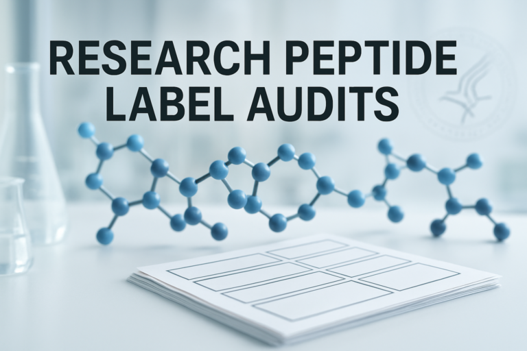 Research Peptide Label Audits: What Is Typically Reviewed