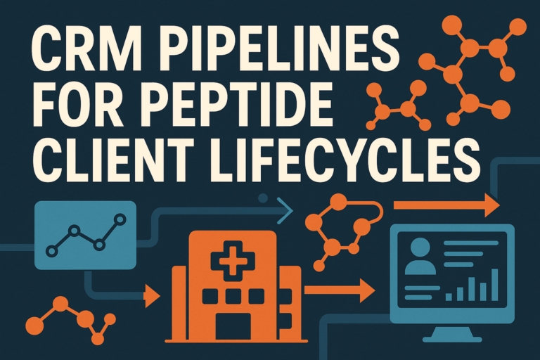 How to Use CRM Pipelines to Track Peptide Client Lifecycles