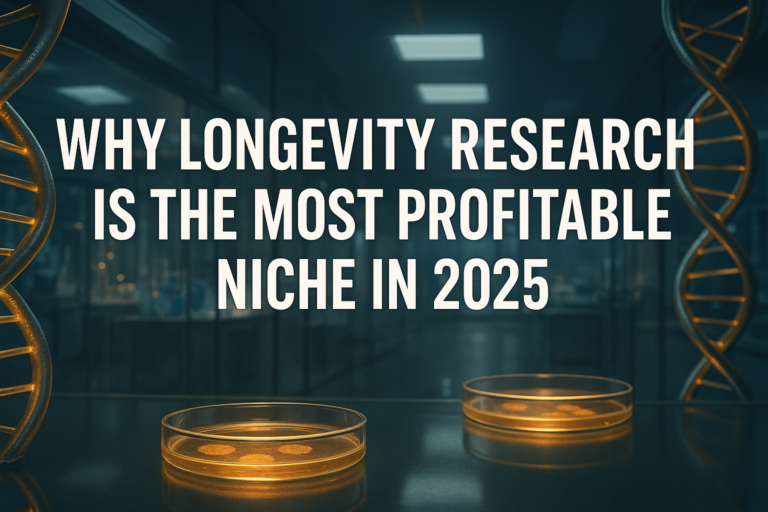 Why Longevity Research Is the Most Profitable Niche in 2025