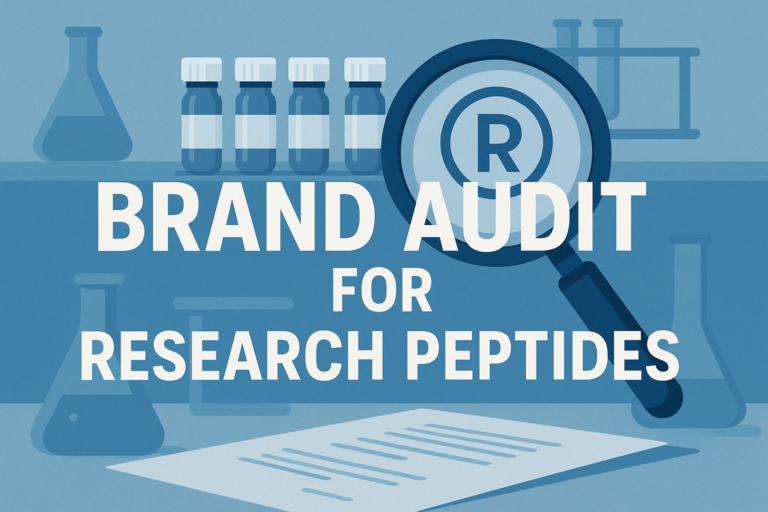 How to Conduct a Brand Audit for Research Peptides