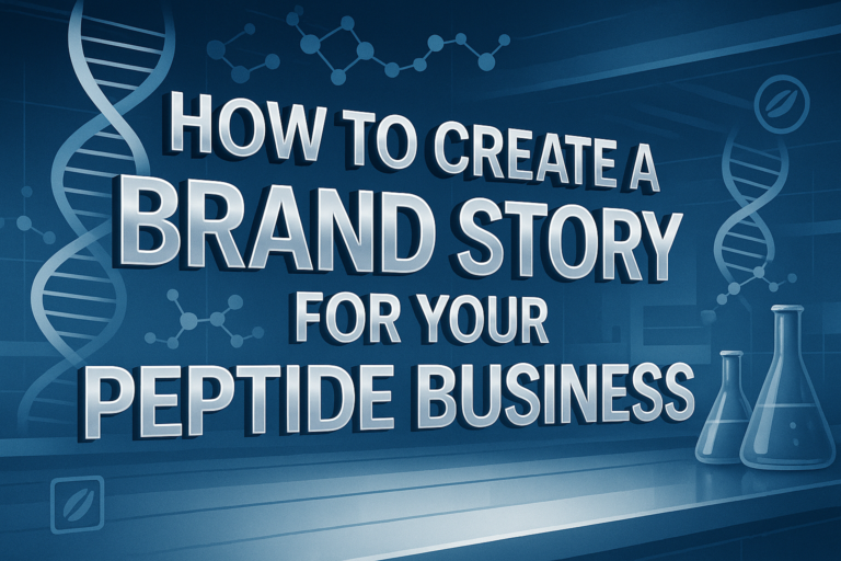 How to Create a Brand Story for Your Peptide Business