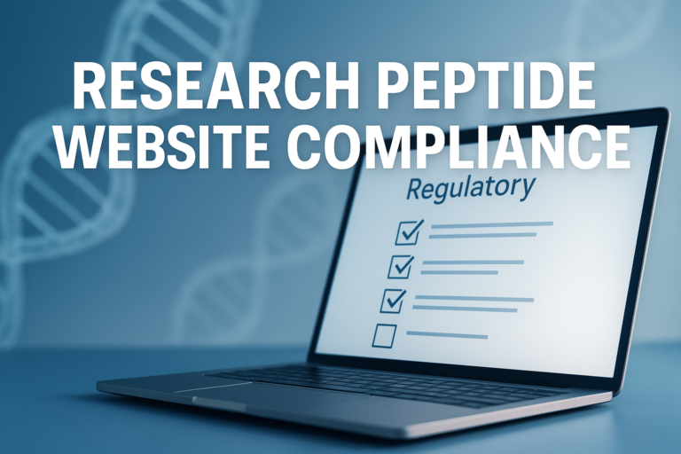 Research Peptide Websites: Compliance Red Flags Regulators Notice