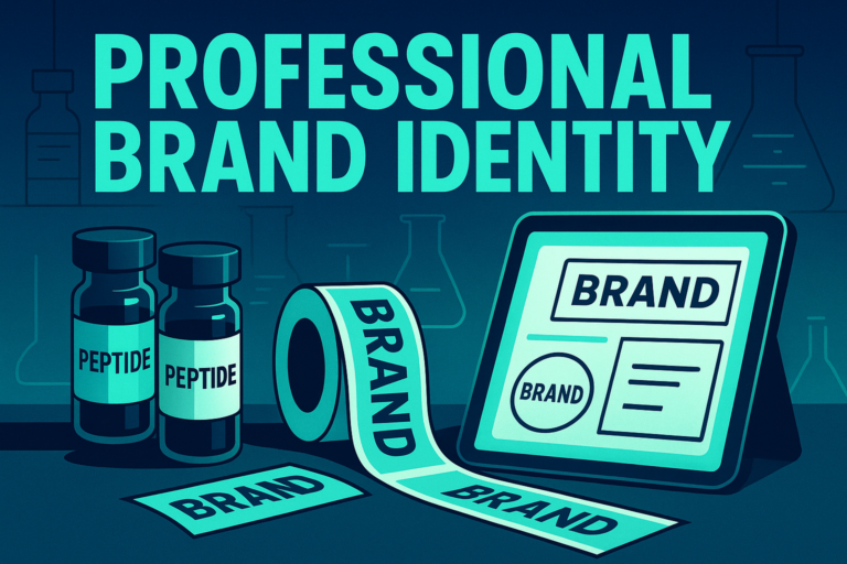 How to Create a Professional Brand Identity for Your Peptide Store