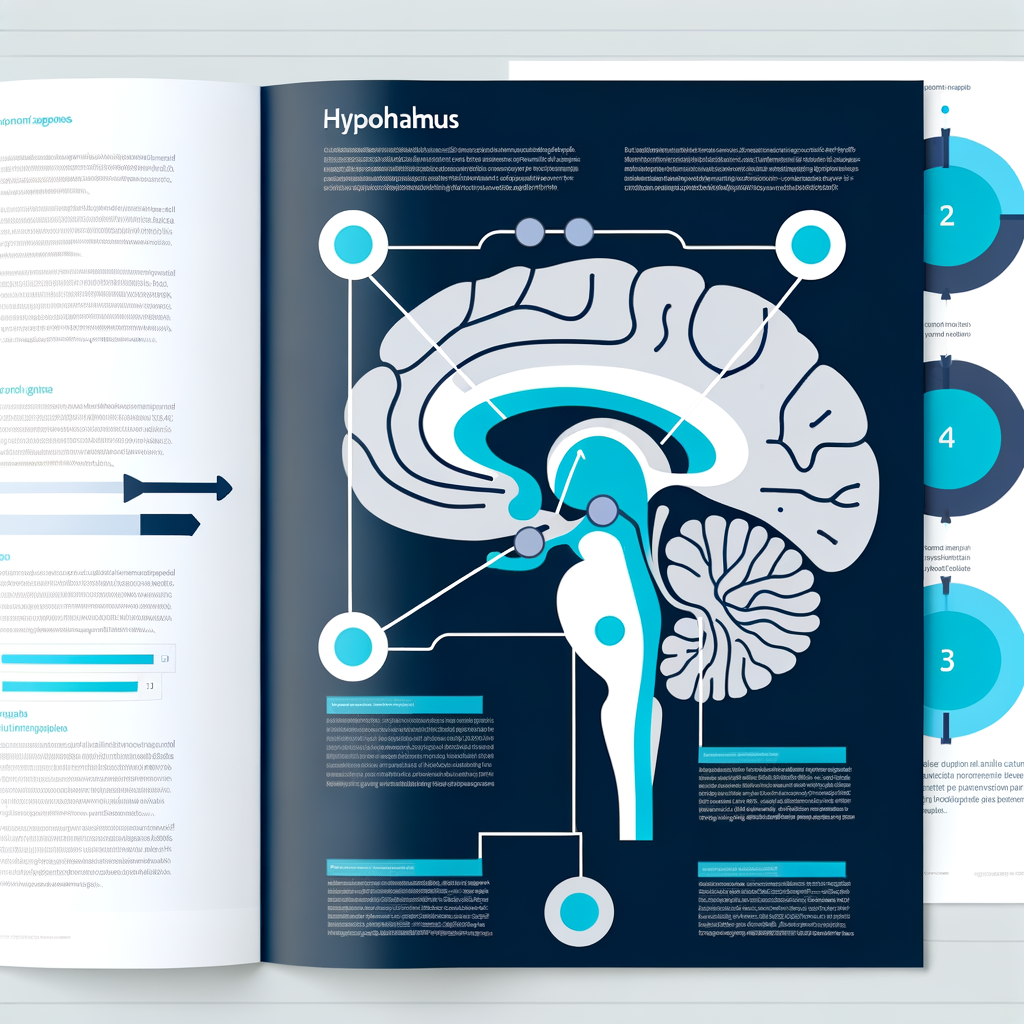 Diagram showing sermorelin mechanism of action at the pituitary gland and hypothalamus