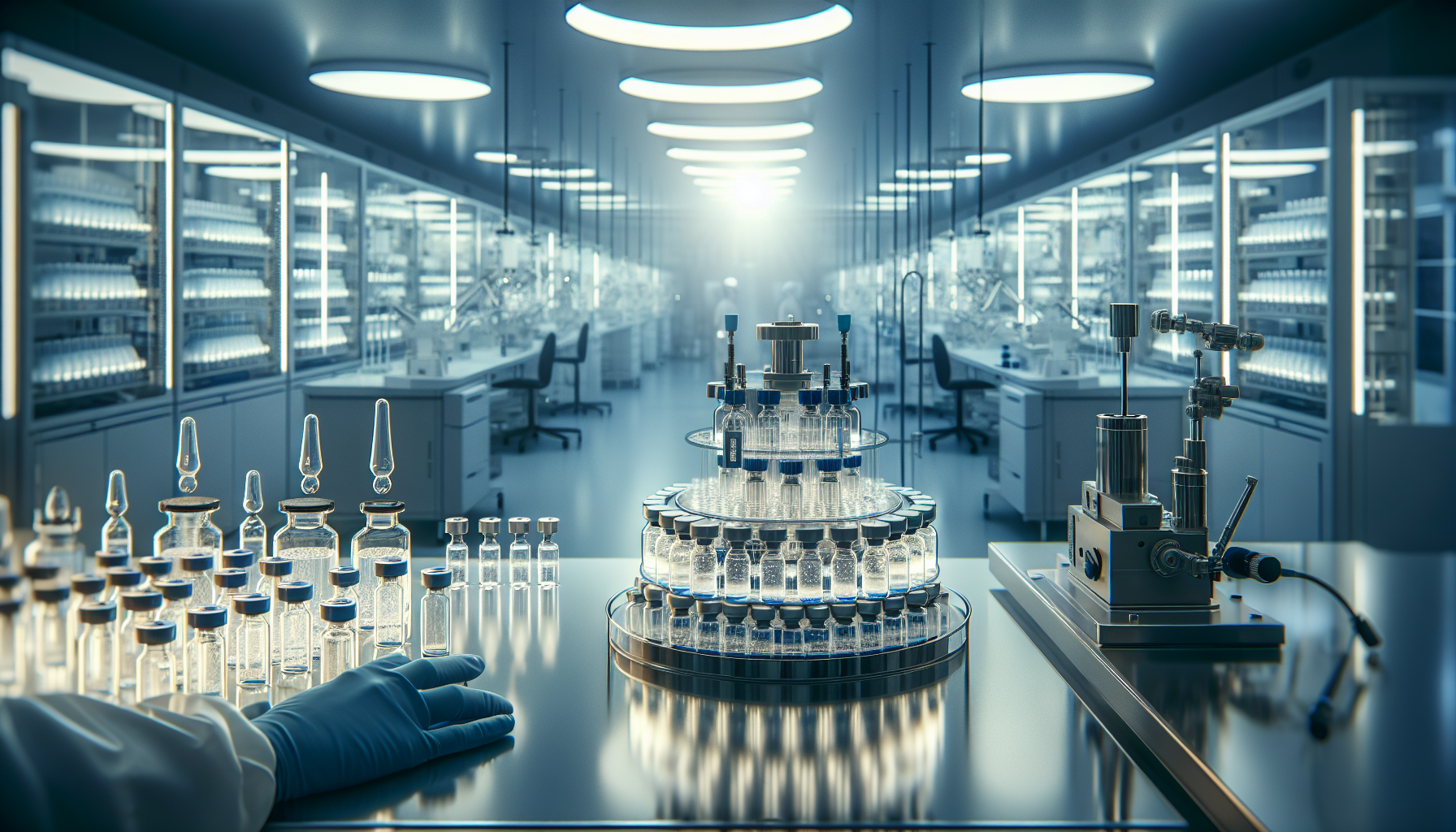 Tesamorelin research protocol laboratory peptide preparation
