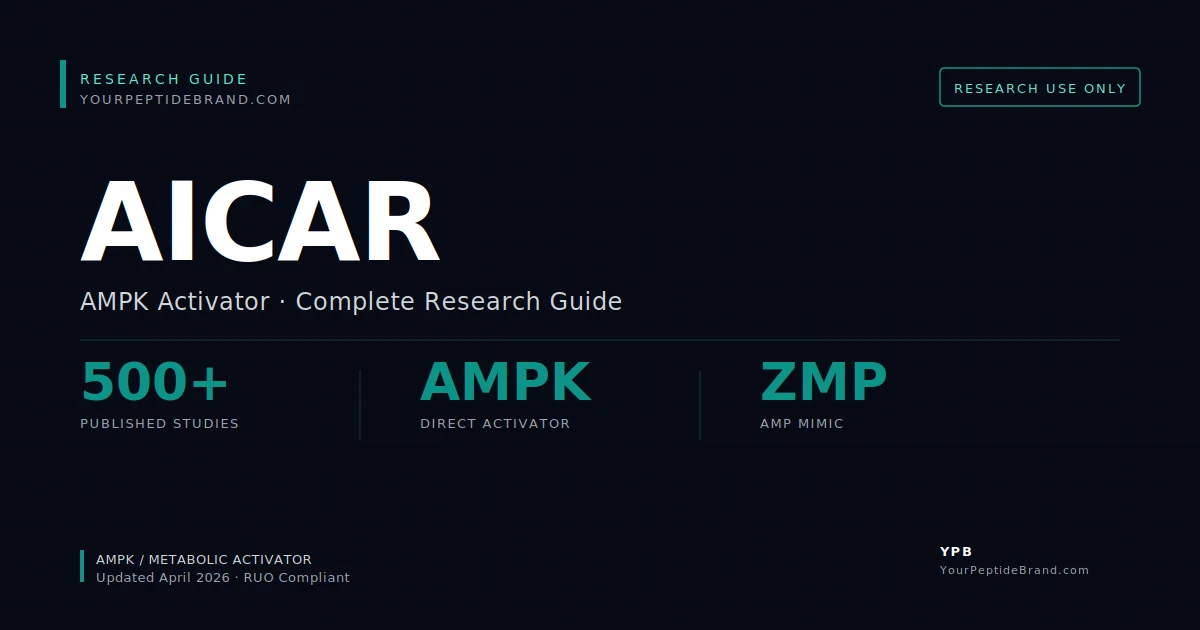 Research-grade Aicar peptide — YPB white-label research compound