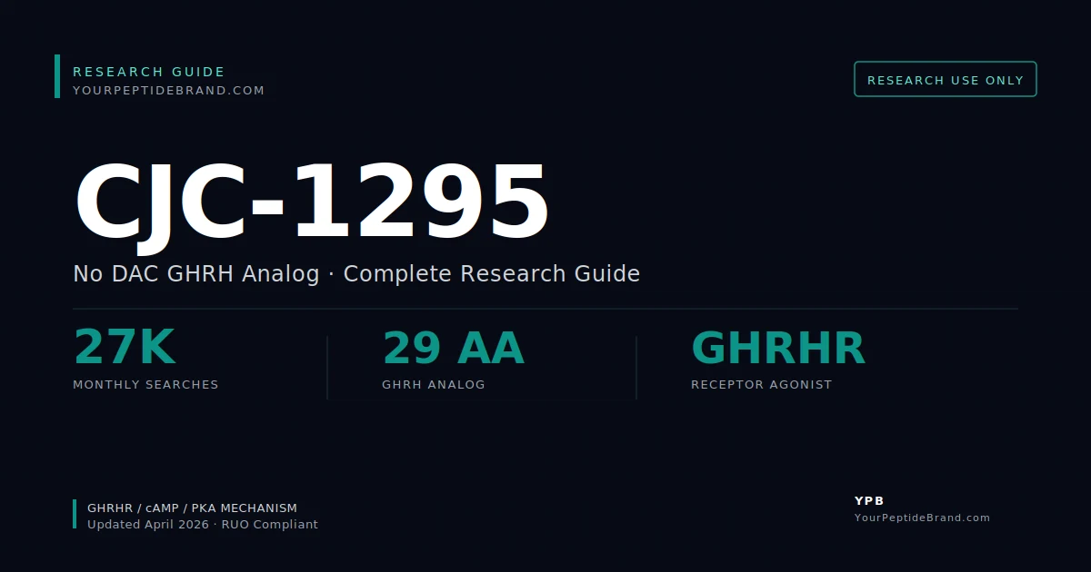 Research-grade Cjc 1295 peptide — YPB white-label research compound