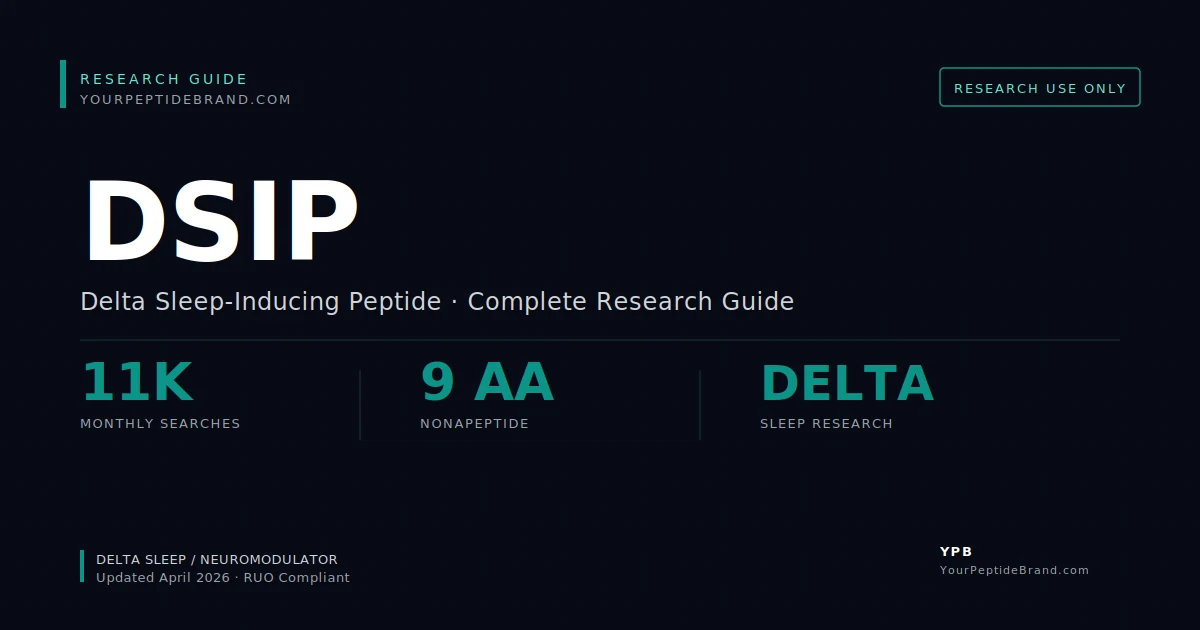 Research-grade Dsip peptide — YPB white-label research compound