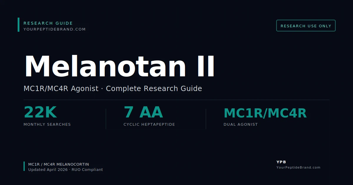 Research-grade Melanotan Ii peptide — YPB white-label research compound