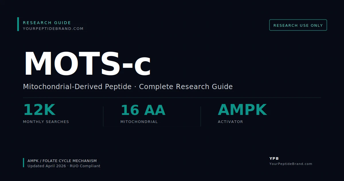 Research-grade Mots C peptide — YPB white-label research compound