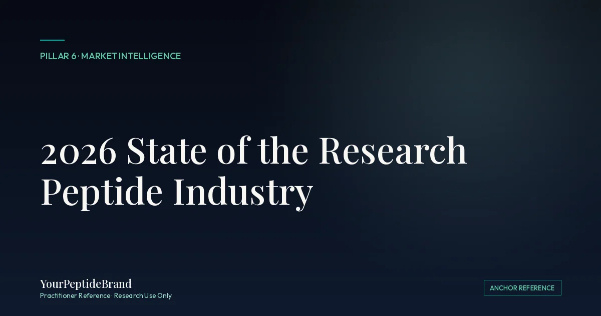 2026 State of the Research Peptide Industry — YourPeptideBrand Pillar 6